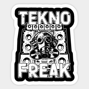 DJ Tekno Freak Sticker